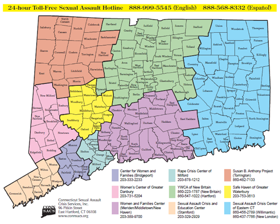 Connecticut Region Map